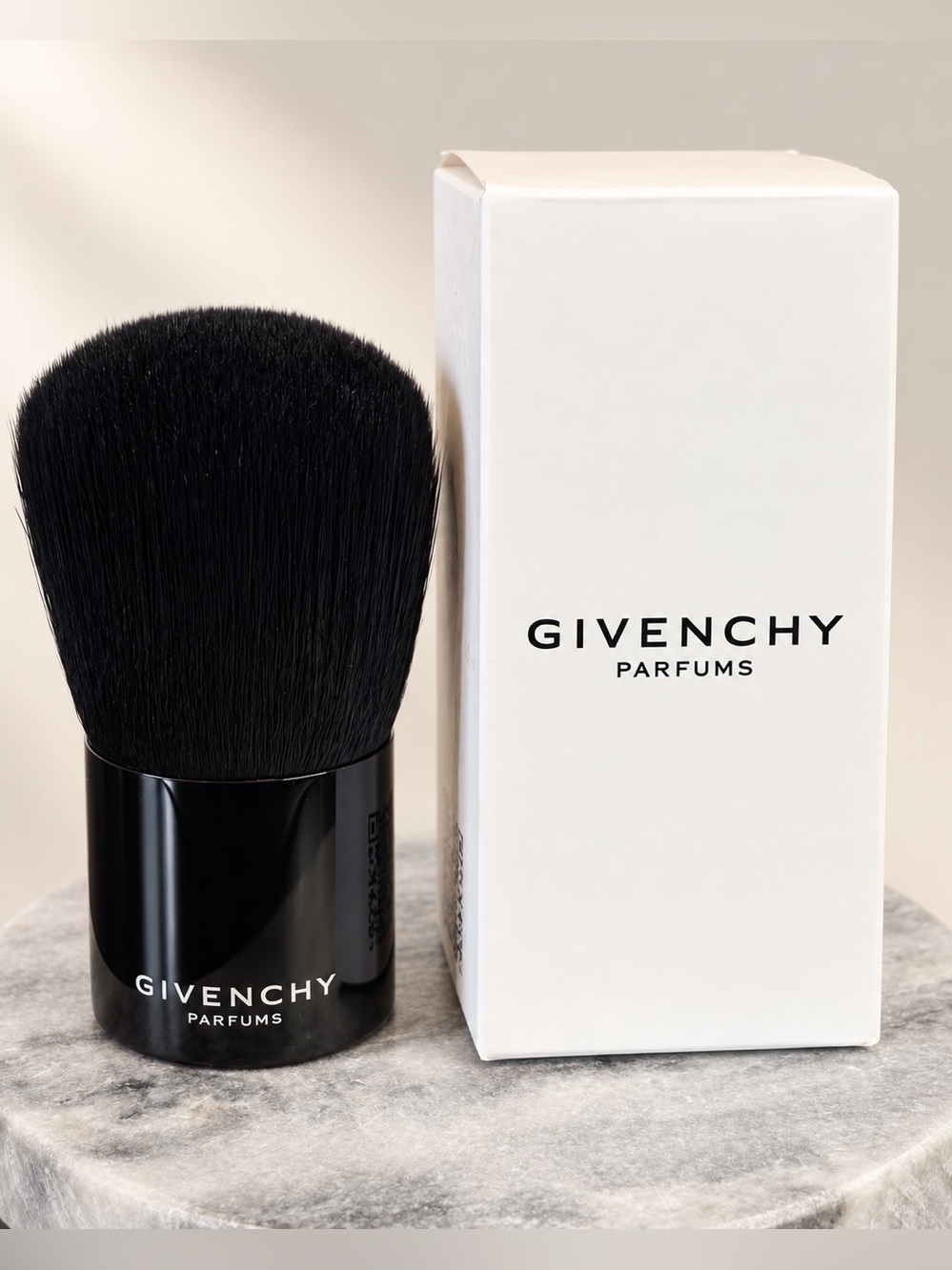 Givenchy Parfums Black Kabuki Makeup Brush With Box